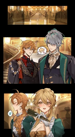 Page 8 of Royal AU Alhaitham x Aether x Childe - 皇室AU：海空公空