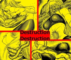 Page 1 of Destruction Destruction ヒロイン首絞め完全敗北