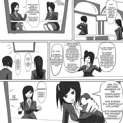 Download Gakkyū hōsō de jajjimento o hihan shita seito ga kōmon shukusei o ukeru | A student who criticizes the disciplinary committee on a class broadcast receives anal discipline