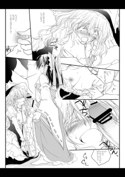 Page 9 of Reimu ga Marisa wo Chinchin de Ijimeru Hon.