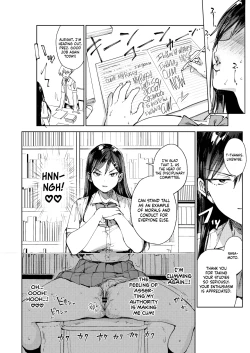 Page 37 of Kiritsu ni Kibishii Fuuki Iinchou wa Kounai de Himitsu no Dosukebe Onanie ga Yamerarenai! | The Strict Head of the DIsciplinary Committee Just Can't Stop Masturbating at School!