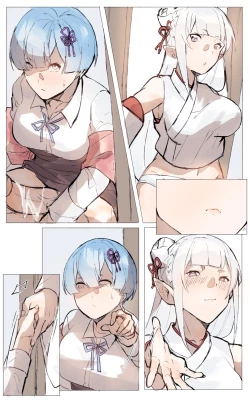 Page 17 of Subaru x Emilia and Rem New Year 2025