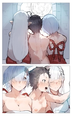 Page 23 of Subaru x Emilia and Rem New Year 2025