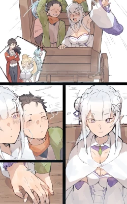 Page 2 of Subaru x Emilia and Rem New Year 2025