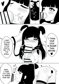 Page 15 of Maki-chan wa Motto Ookina Yubi ga Hoshii | Maki needs bigger fingers