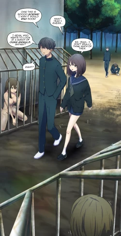 Page 1 of After touring the human barn, I went inside the cage