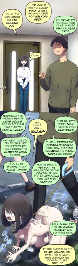 Page 1 of Pet walking part-time job
