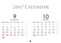 Page 11 of 2007 Calendar