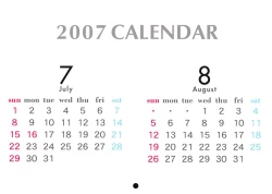 Page 9 of 2007 Calendar
