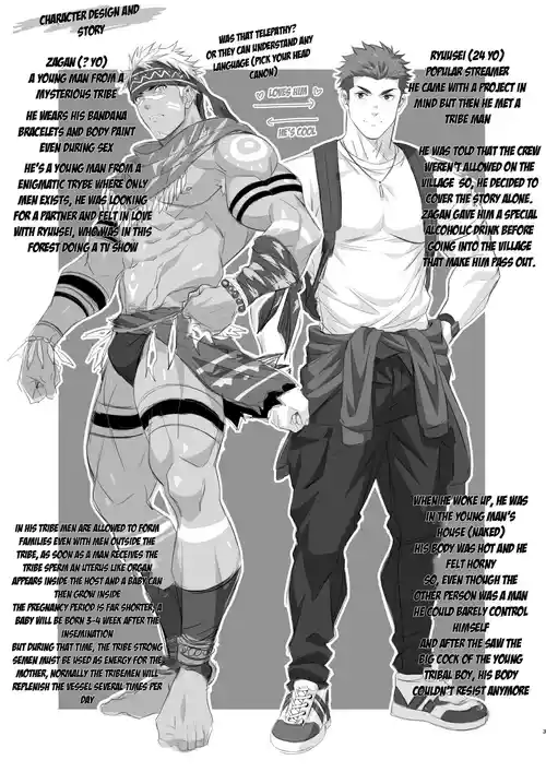 Download Buzoku seinen × haiyū - Tribal Man x Streamer