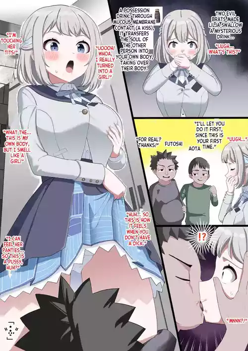 Download two evil brats messing around with a girl's body