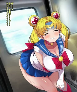 Page 8 of セーラームー●電車便意我慢