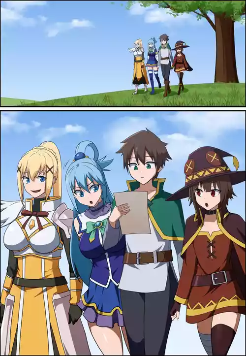 Download KONOSUBA - Kazuma Satou / Aqua / Megumin / Darkness│