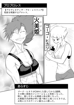 Page 2 of プロプロレス「H+」:【記憶喪失】 筋肉フェチの火美姫ちゃんがナンパについていく