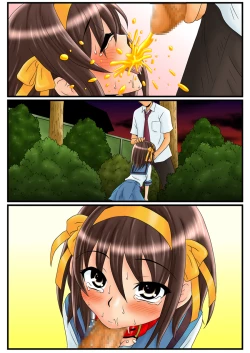 Page 33 of Suzumiya Haruhi-san wa Oshikko wo Nomu no ga Daisuki mitai desu. Kouhen