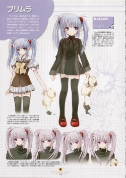 Page 173 of SHUFFLE! Visual Fan Book