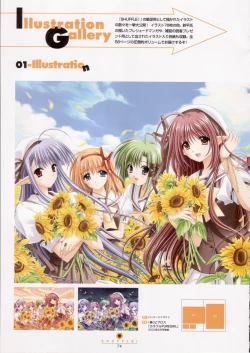 Page 75 of SHUFFLE! Visual Fan Book