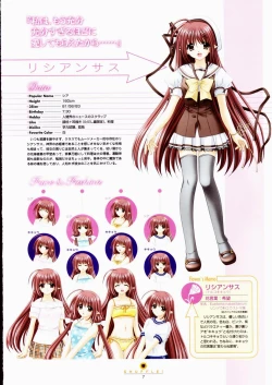 Page 8 of SHUFFLE! Visual Fan Book