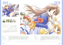 Page 46 of Tsuki wa Higashi ni Hi wa Nishi ni ～ Operation Sanctuary ～ Visual Fan Book