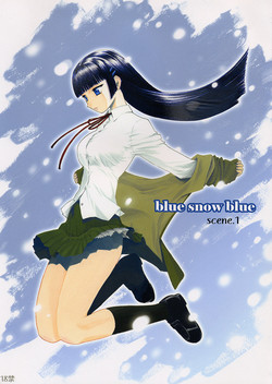 Download blue snow blue scene.1