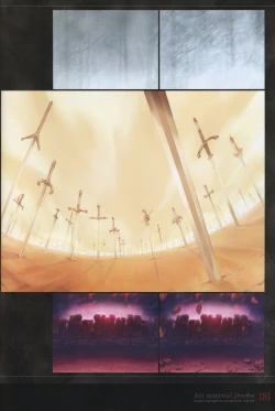 Page 186 of Fate/complete material I - Art material.