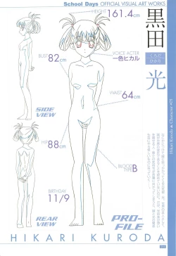 Page 68 of School Days Official Visual Art Works