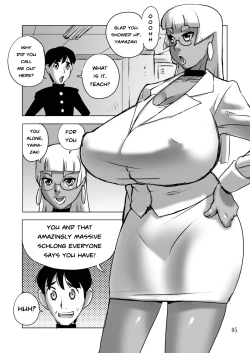 Page 4 of Kasshoku Bakunyuu Onna Kyoushi to Dekachin Seito | The Big Titted Brown Teacher and the Super Hung Student
