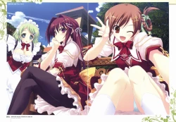 Page 74 of Kimi wo Aogi Otome wa Hime ni Visual Fan Book