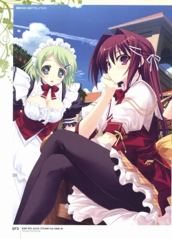 Page 75 of Kimi wo Aogi Otome wa Hime ni Visual Fan Book