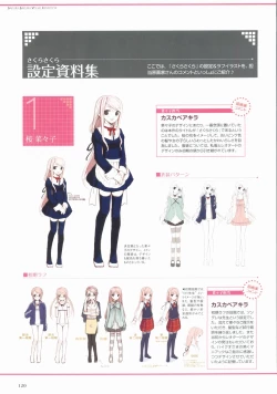 Page 125 of Sakura Sakura Visual Fan Book