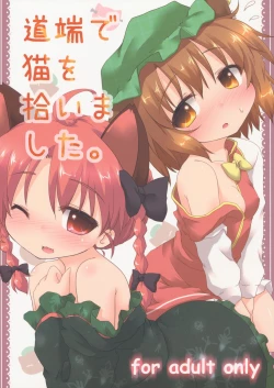 Page 1 of Michibata de Neko wo Hiroimashita.