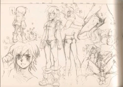 Page 104 of RaKuGaKi./Monochrome