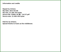 Page 141 of COMIC XO Zetsu! Vol. 27