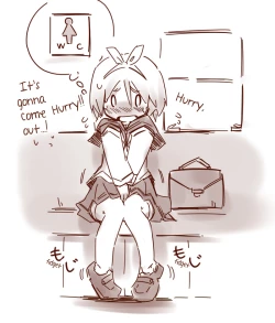 Page 45 of Hanomidori Omorashi/Desperation Collection