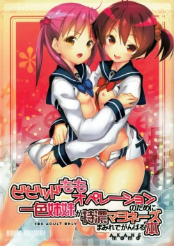 Page 1 of Vivid Momo Operation no Tame ni Isshiki Shimai ga Tokunou Mayonnaise-mamire de Ganbaru Hon