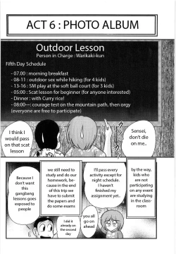 Page 1 of Manami Sensei no Kougaigakushuu Ch. 6 | Manami Sensei's Outdoor Lesson Ch. 6