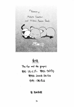 Page 29 of "the fox and the grapes"