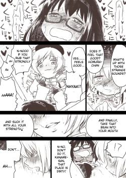 Page 18 of Homuhomu ga Madoka to Mami-san ni Ijiritaosareru Hon