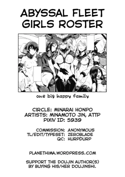 Page 28 of Shinkai Seikan Meibo | Abyssal Fleet Girl Roster