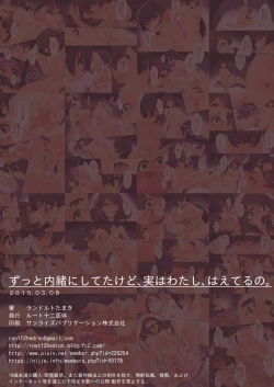 Page 20 of Zutto Naisho ni Shiteta kedo, Jitsu wa Watashi, Haeteru no.