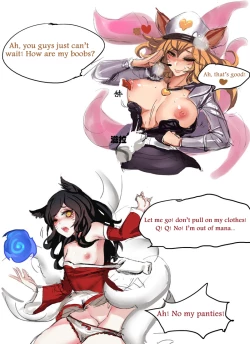 Page 2 of "Enemy Ahri and Our Ahri" by PD