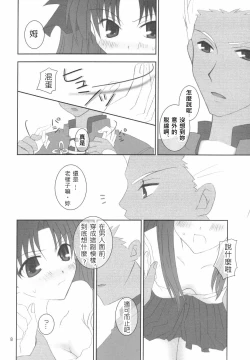 Page 7 of (Mimiket 10) [HAPPY WATER (Kizaki Yuuri)] -True night- (Fate/stay night) [Chinese] [wl00314824個人漢化]