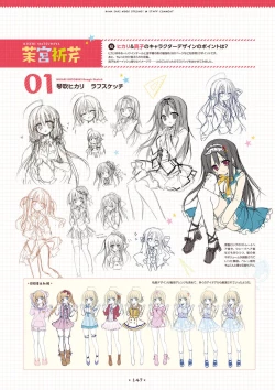 Page 145 of Hanasaki Work Spring! Visual Fanbook