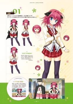 Page 63 of Hanasaki Work Spring! Visual Fanbook