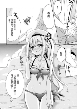 Page 8 of Hajimete no Bikini Sugata wa Shireikan ni Mitehoshii.