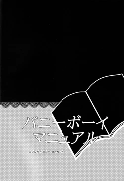 Page 2 of Bunny Boy Manual