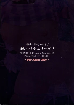 Page 2 of ButaChouli Janee! Buta x Patchouli da!