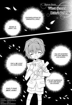 Page 1 of Sensei niha Oshiete Agenai