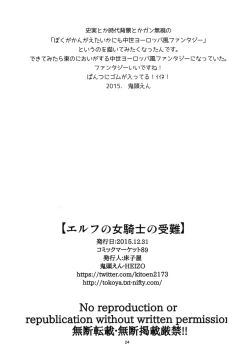 Page 26 of Elf no Onna Kishi no Junan