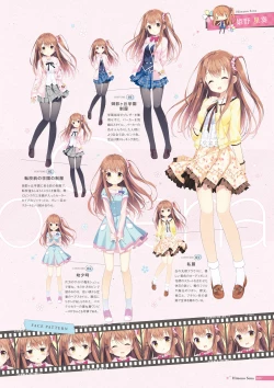 Page 8 of Koi Kakeru Shinai Kanojo Visual Fanbook